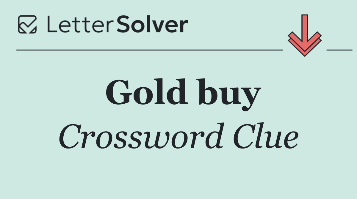 Gold buy