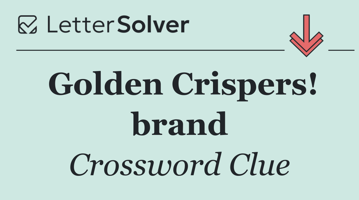 Golden Crispers! brand