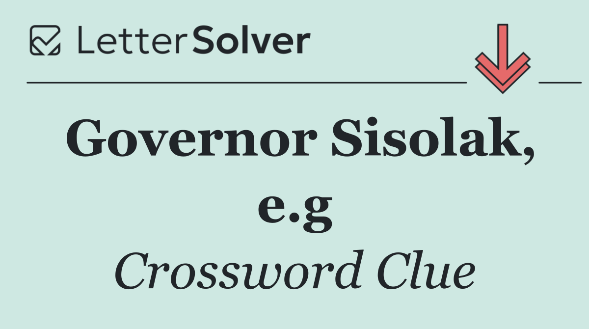Governor Sisolak, e.g