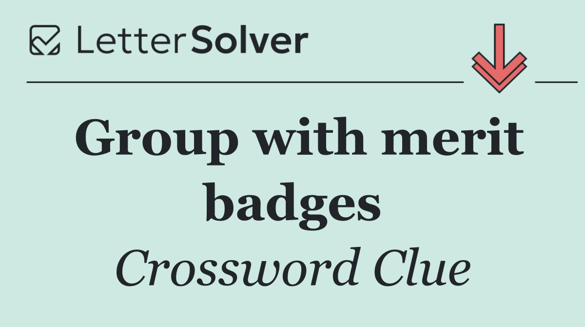Group with merit badges