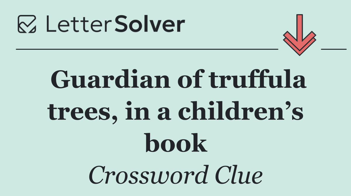 Guardian of truffula trees, in a children’s book