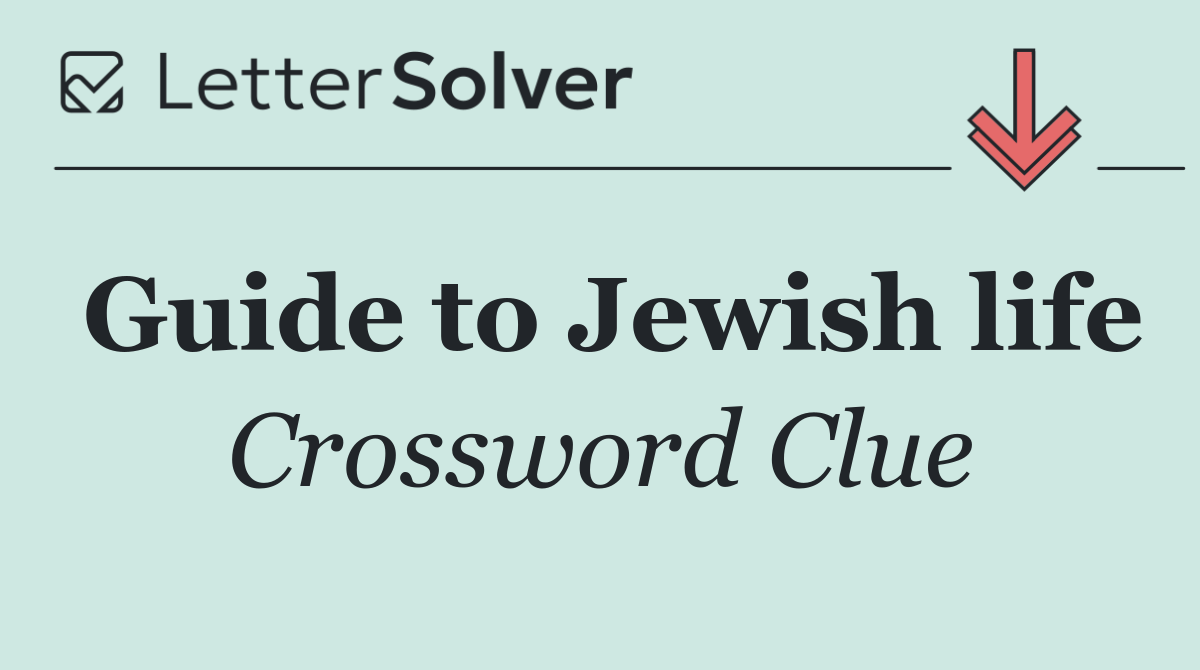 Guide to Jewish life