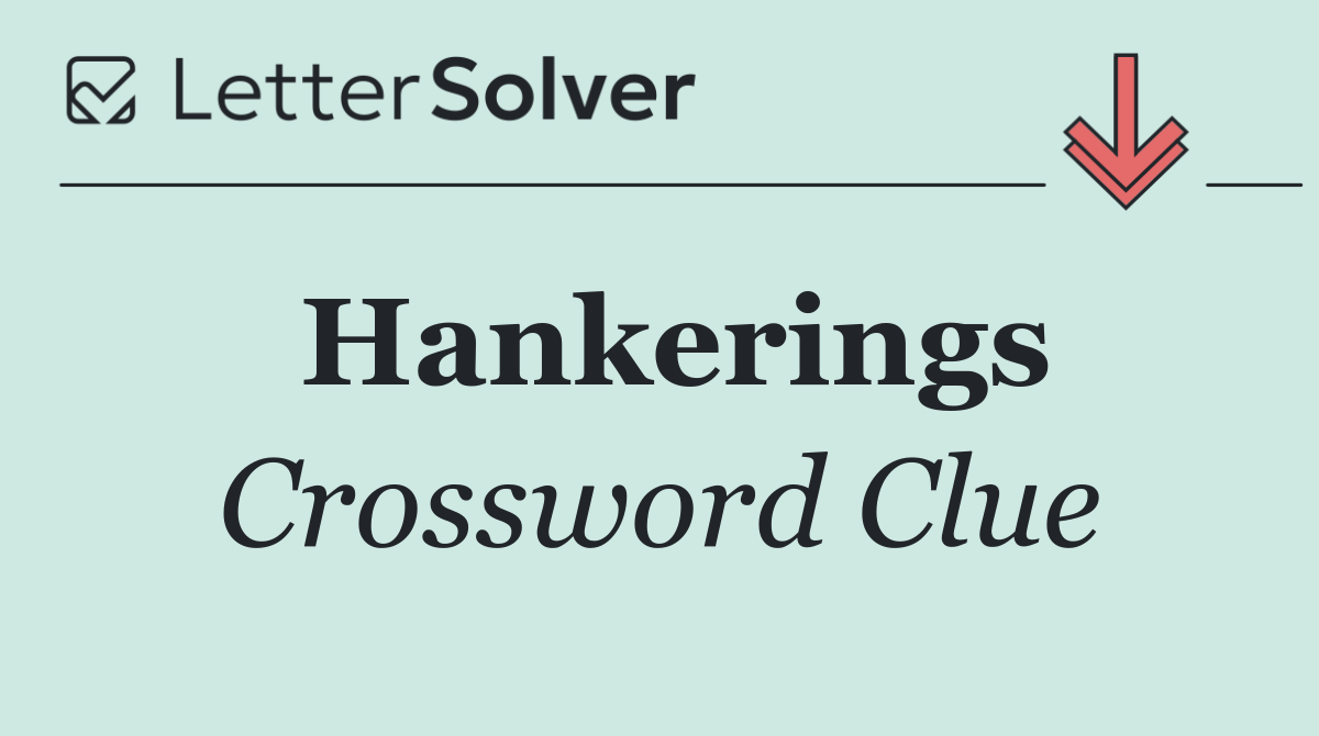 Hankerings