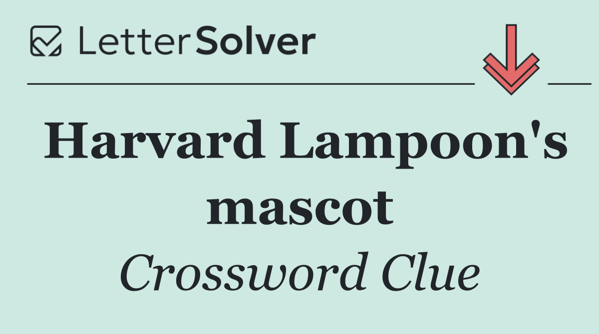Harvard Lampoon's mascot