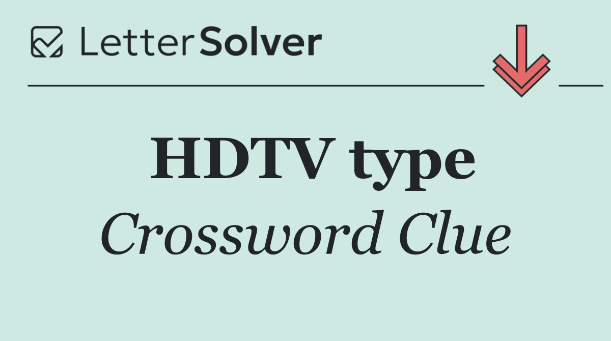 HDTV type