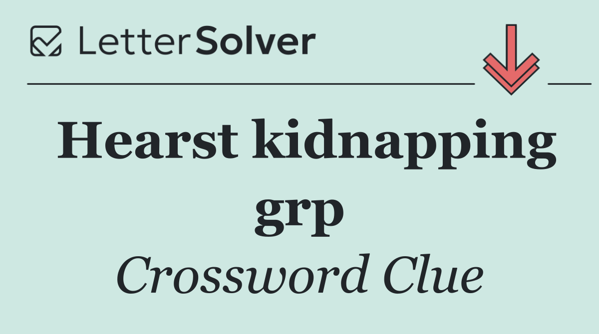 Hearst kidnapping grp