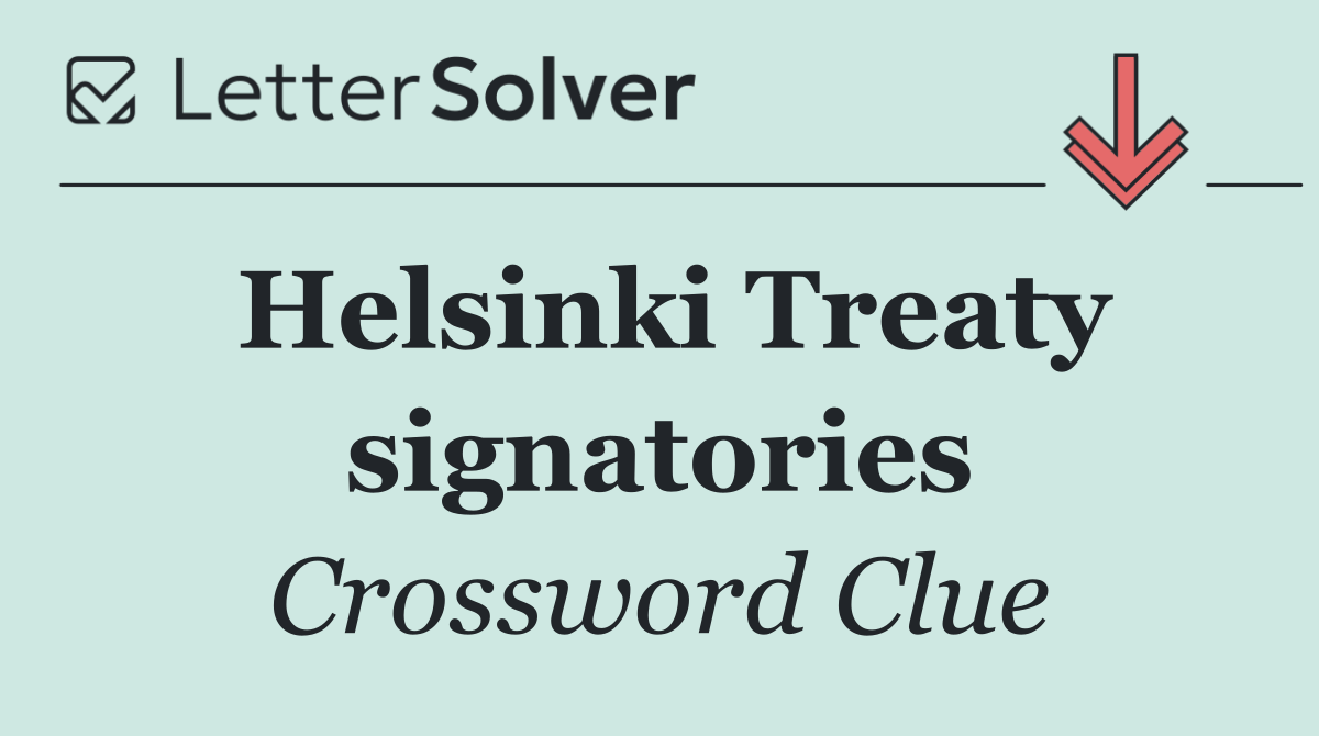 Helsinki Treaty signatories