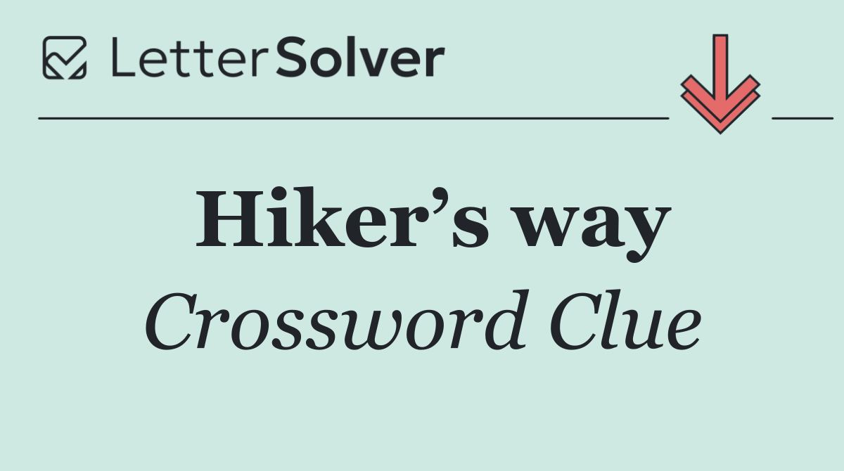 Hiker’s way