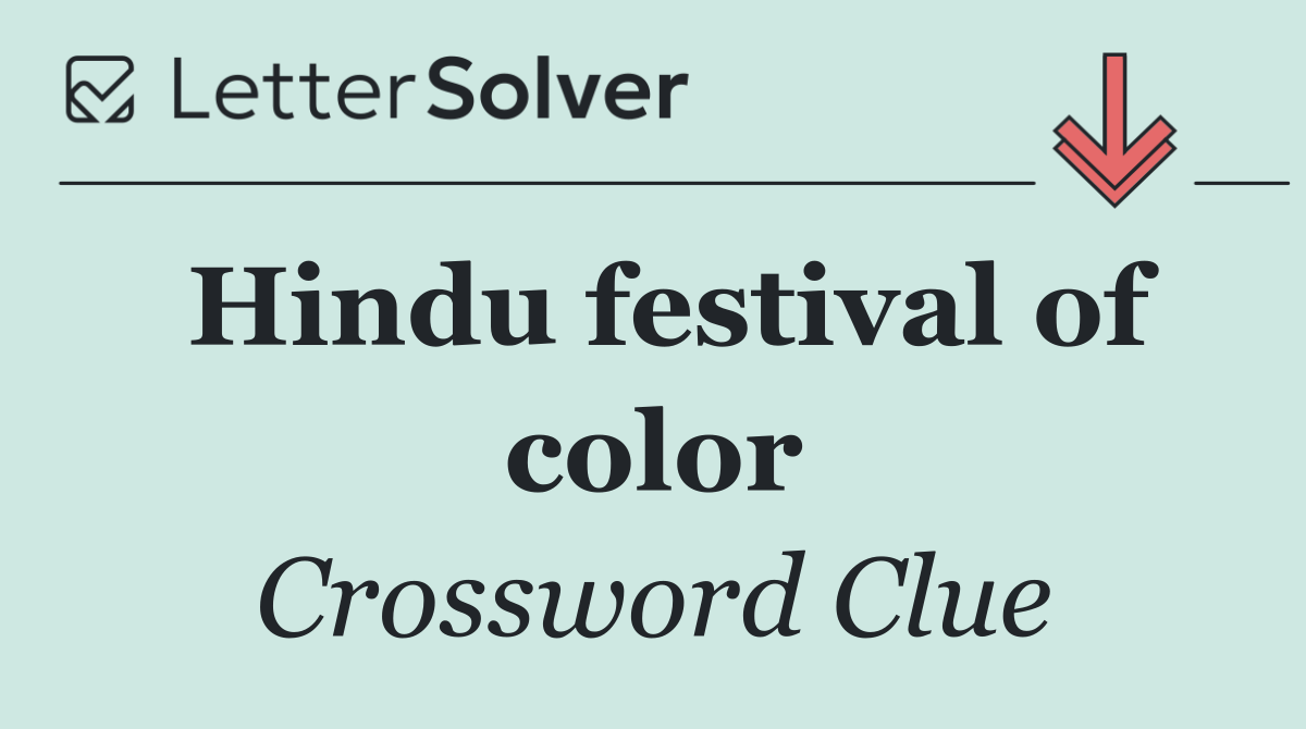 Hindu festival of color