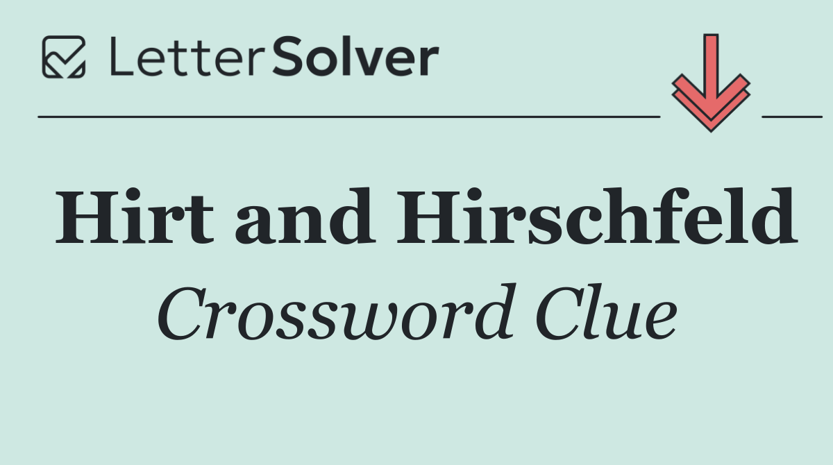 Hirt and Hirschfeld