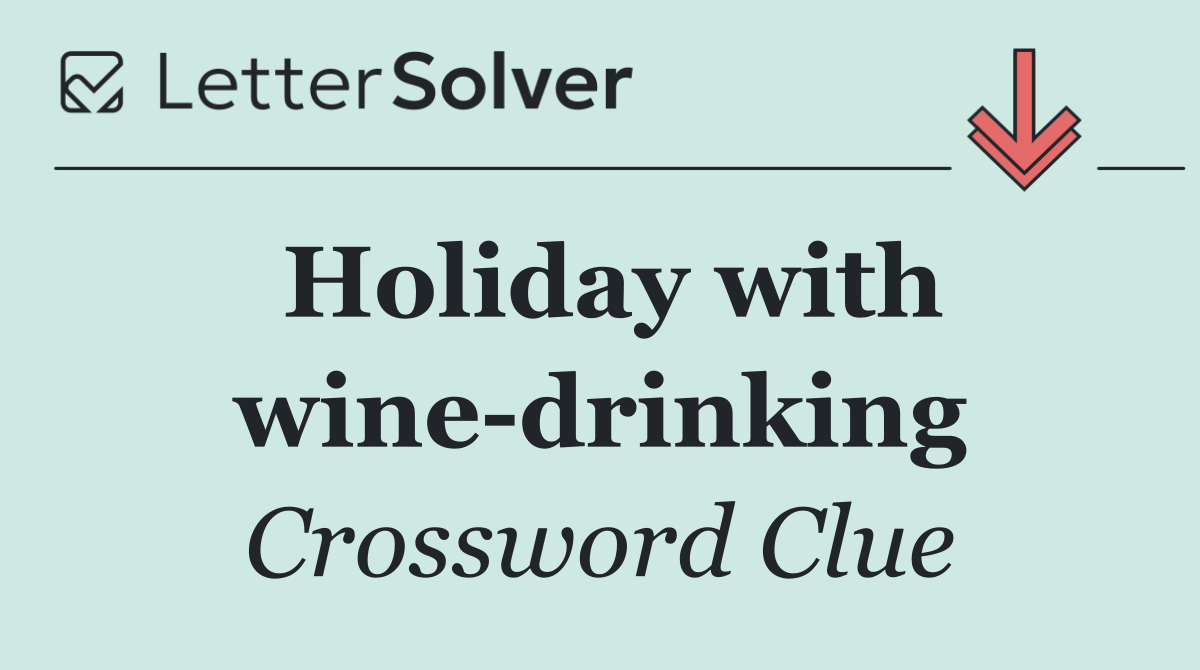 Holiday with wine drinking