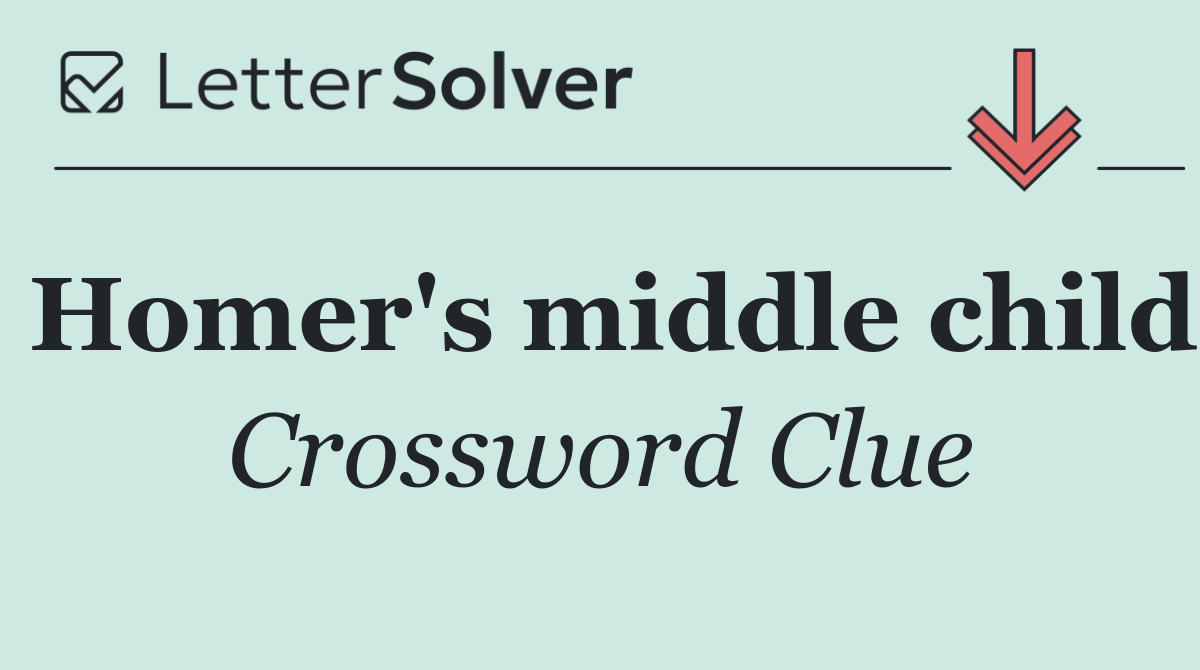 Homer's middle child