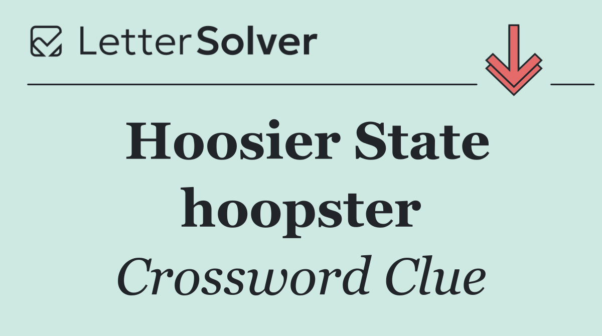 Hoosier State hoopster