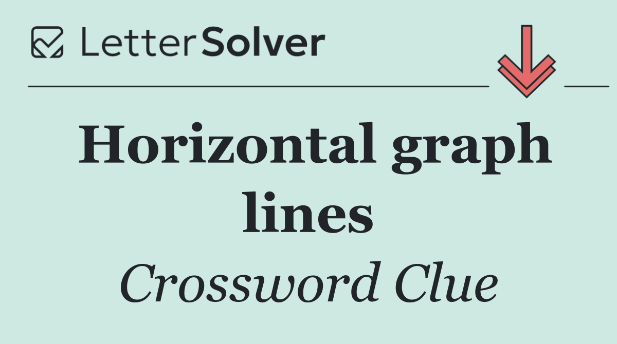 Horizontal graph lines
