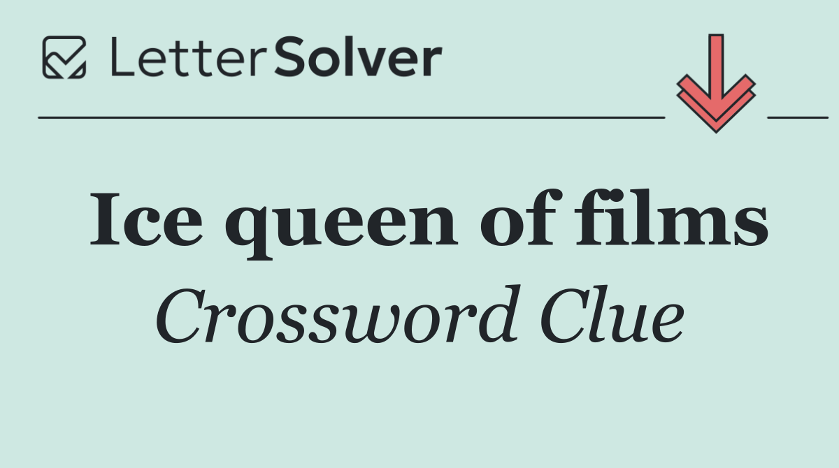 Ice queen of films