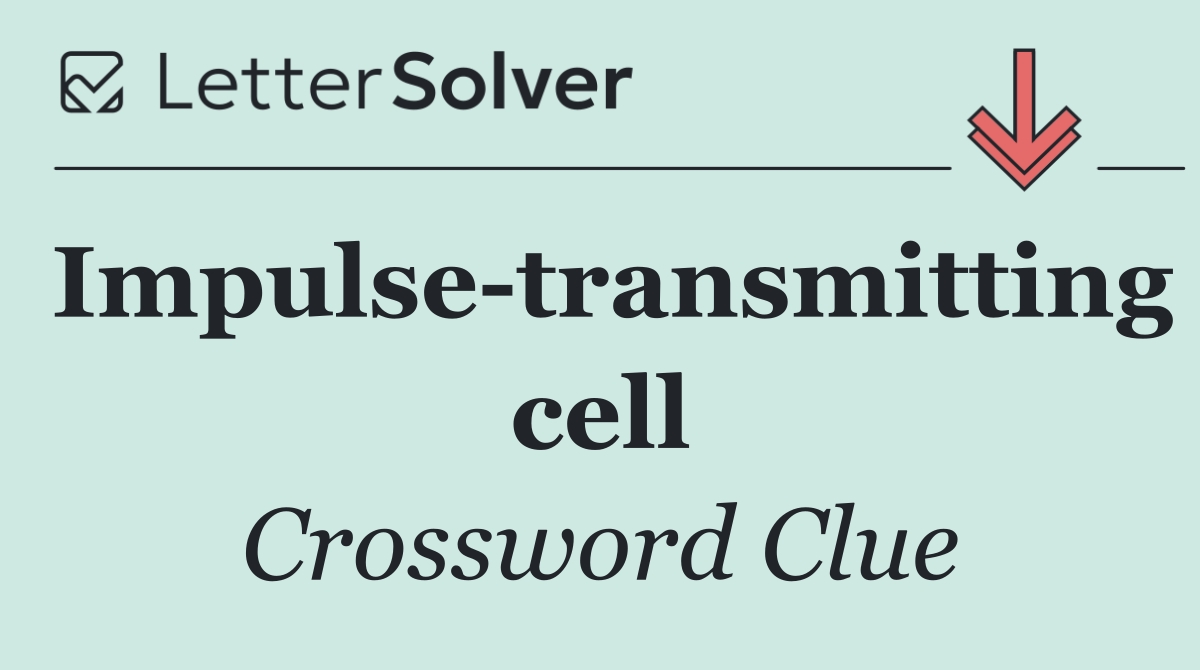 Impulse transmitting cell