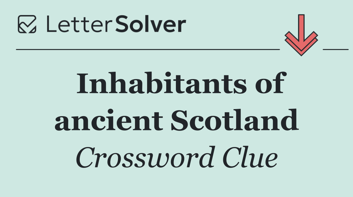 Inhabitants of ancient Scotland