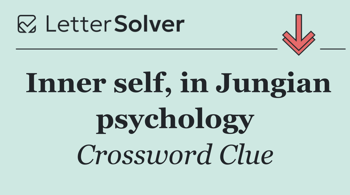 Inner self, in Jungian psychology