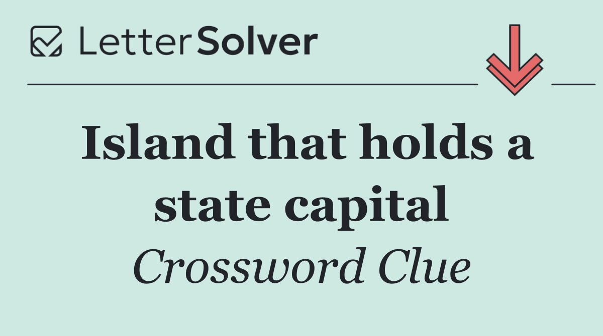 Island that holds a state capital