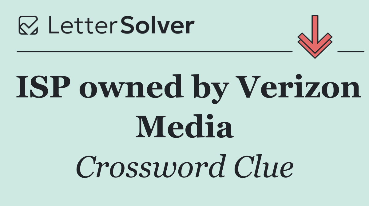 ISP owned by Verizon Media