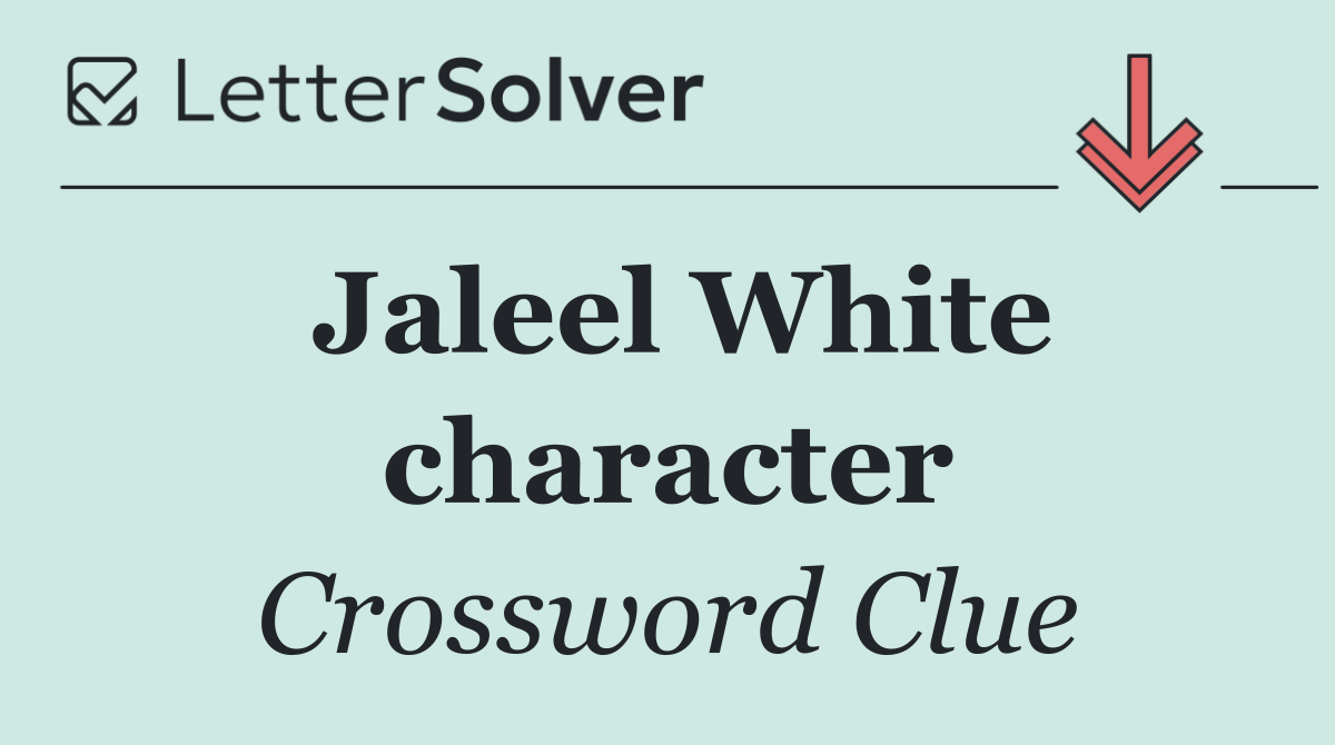 Jaleel White character
