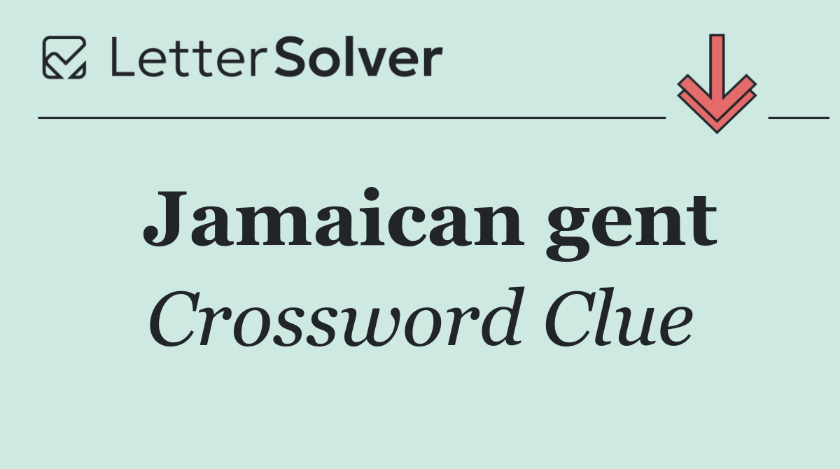 Jamaican gent