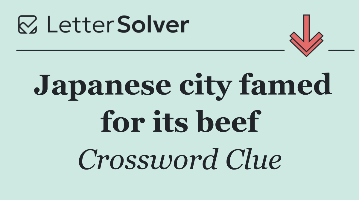 Japanese city famed for its beef