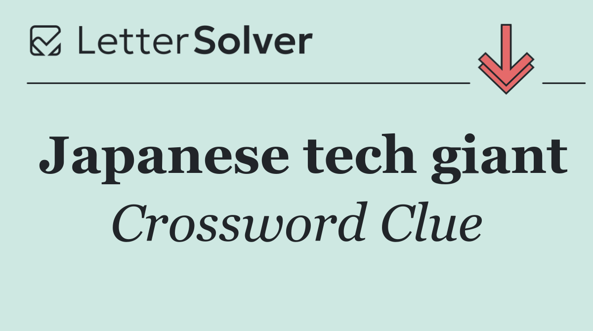 Japanese tech giant