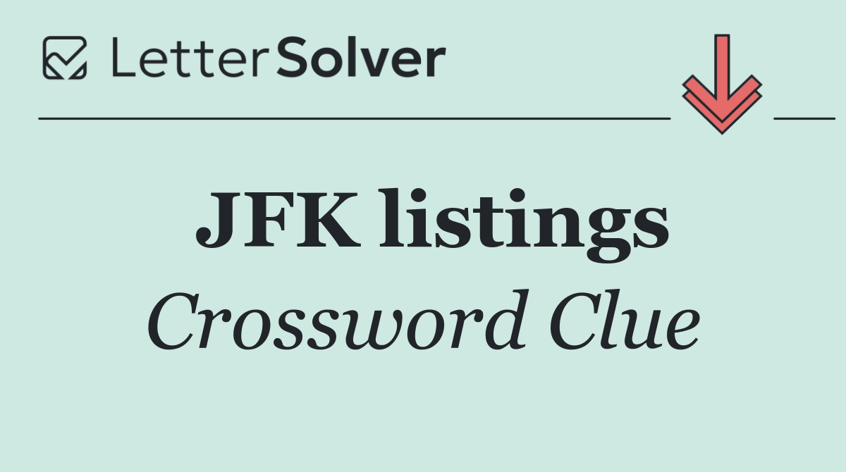 JFK listings