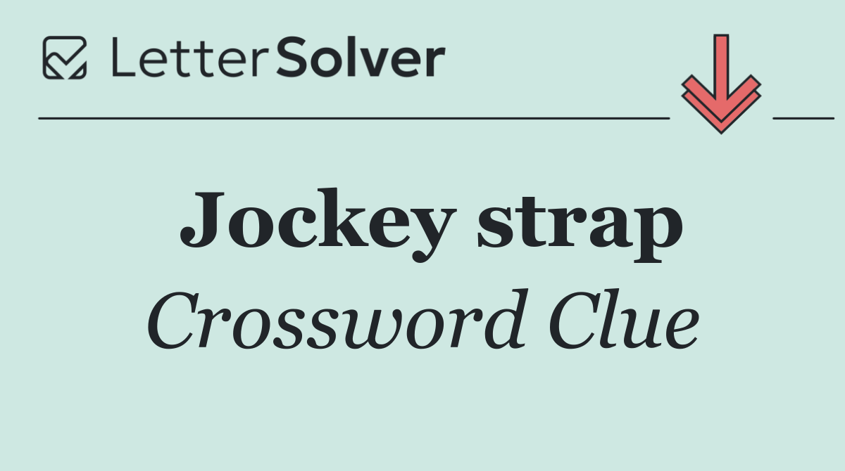 Jockey strap