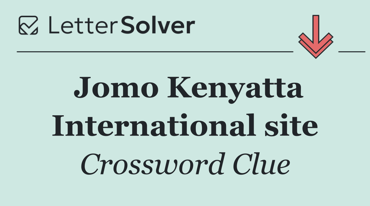 Jomo Kenyatta International site