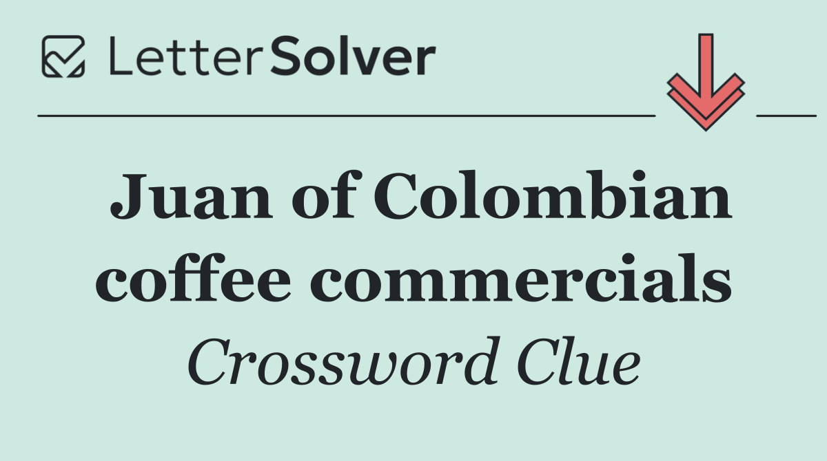 Juan of Colombian coffee commercials