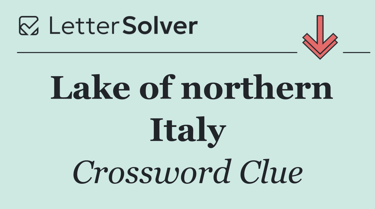 Lake of northern Italy