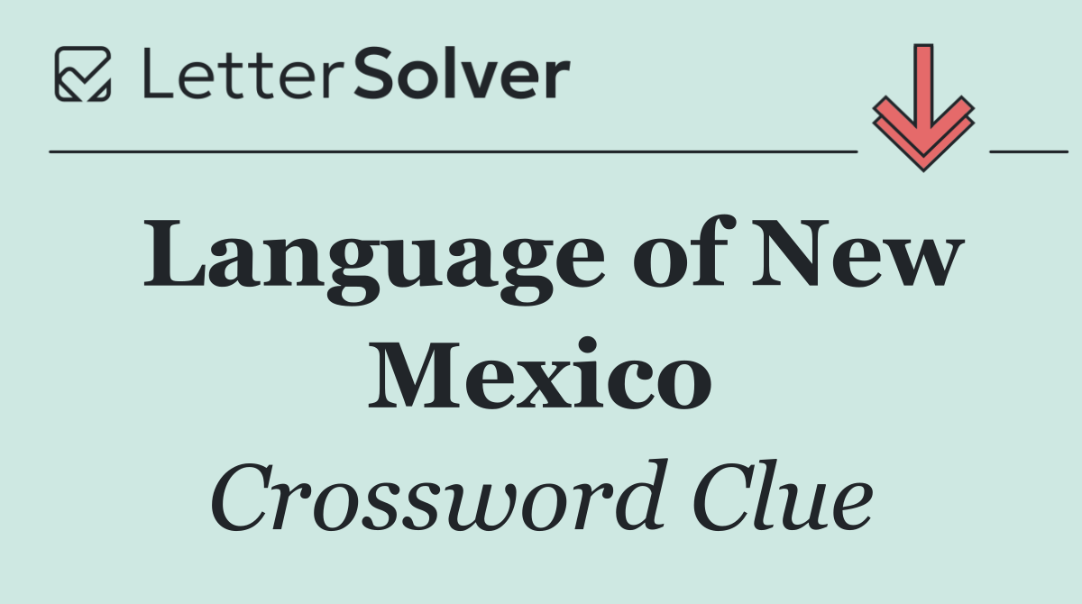 Language of New Mexico