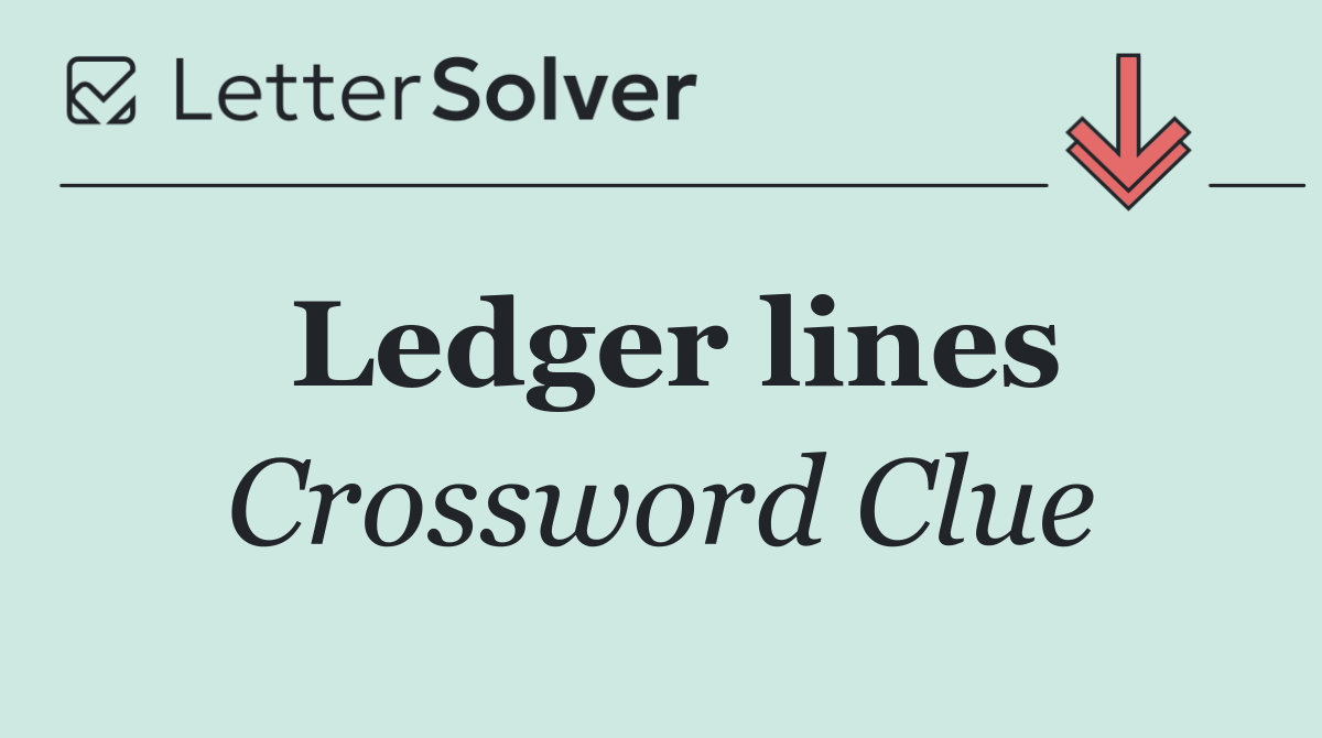 Ledger lines