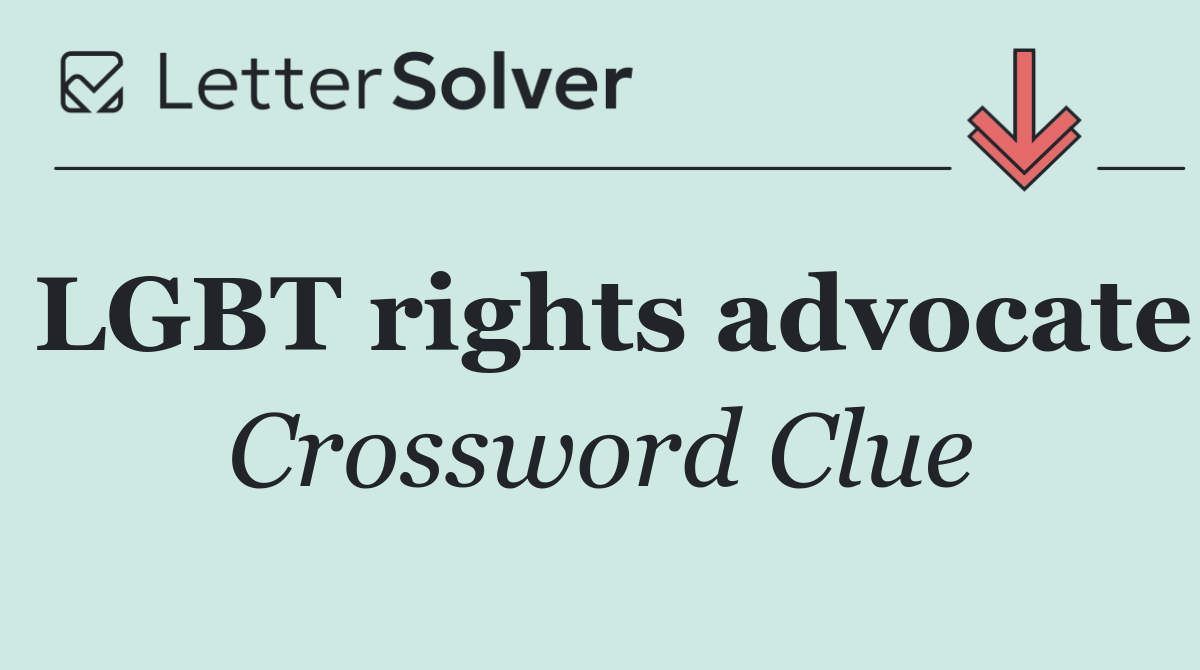 LGBT rights advocate