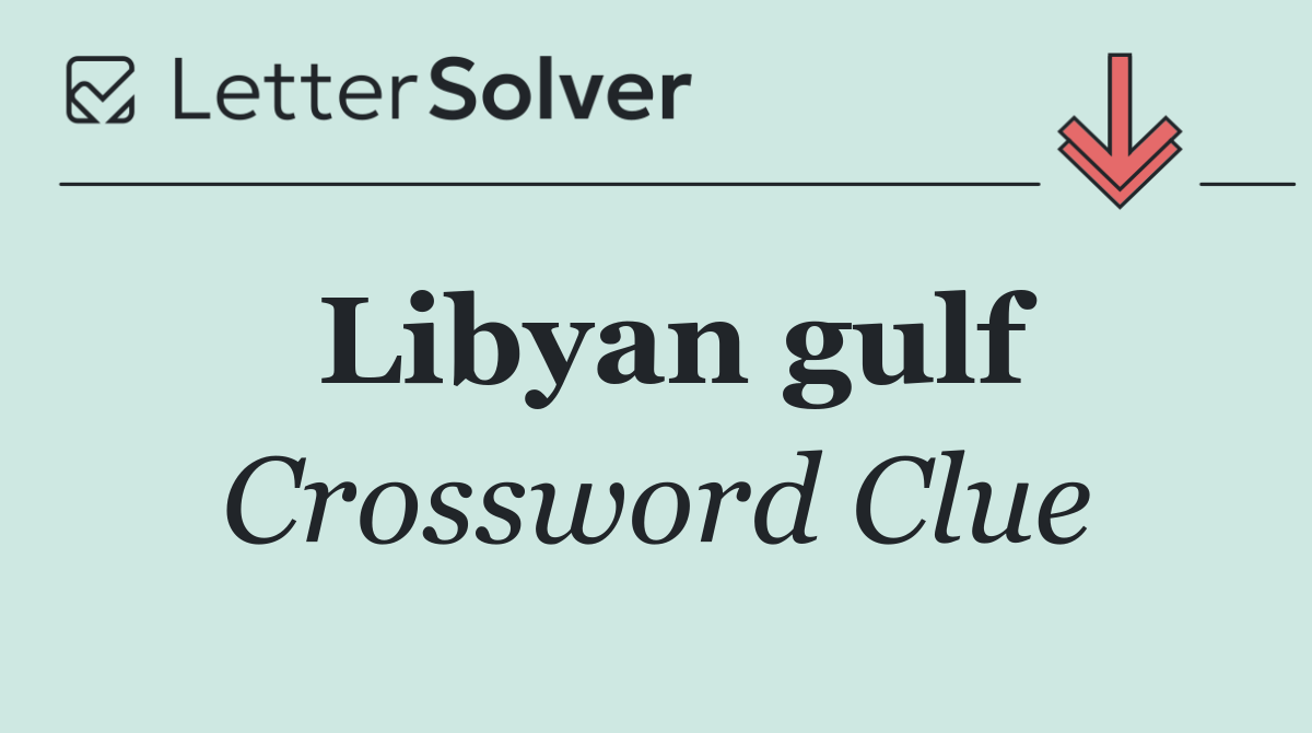 Libyan gulf
