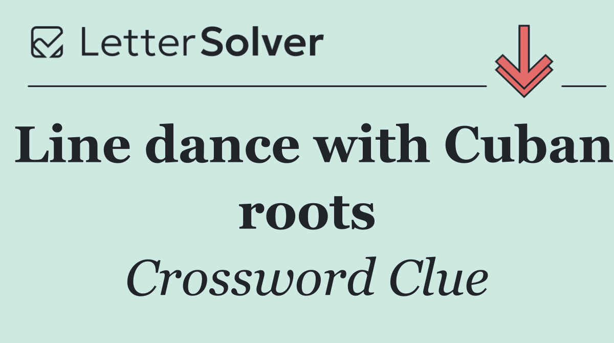 Line dance with Cuban roots