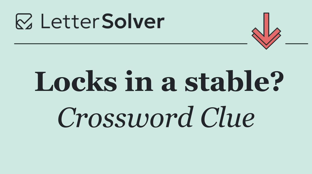 Locks in a stable?