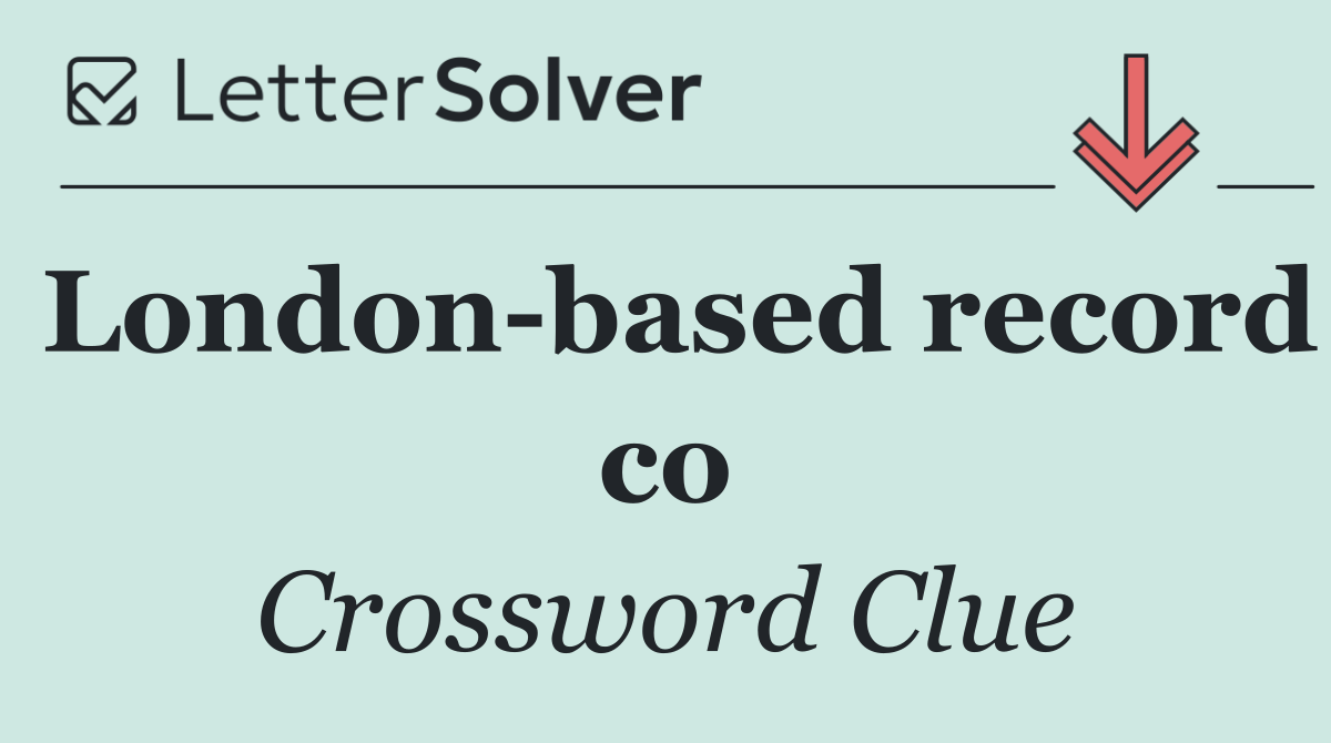 London based record co