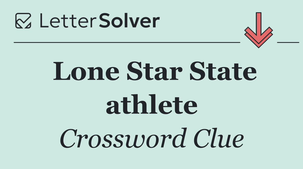 Lone Star State athlete