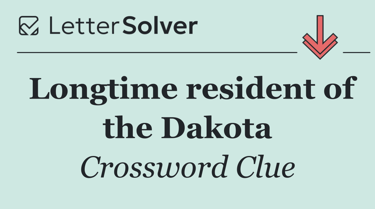 Longtime resident of the Dakota