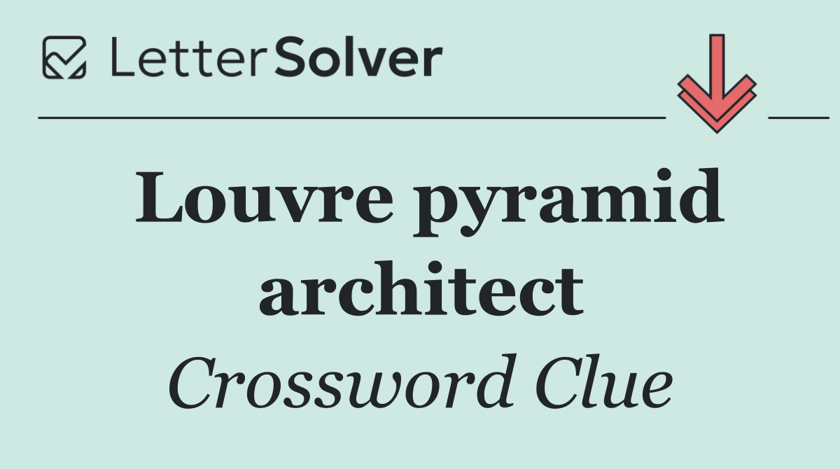 Louvre pyramid architect