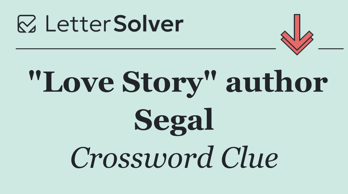 "Love Story" author Segal