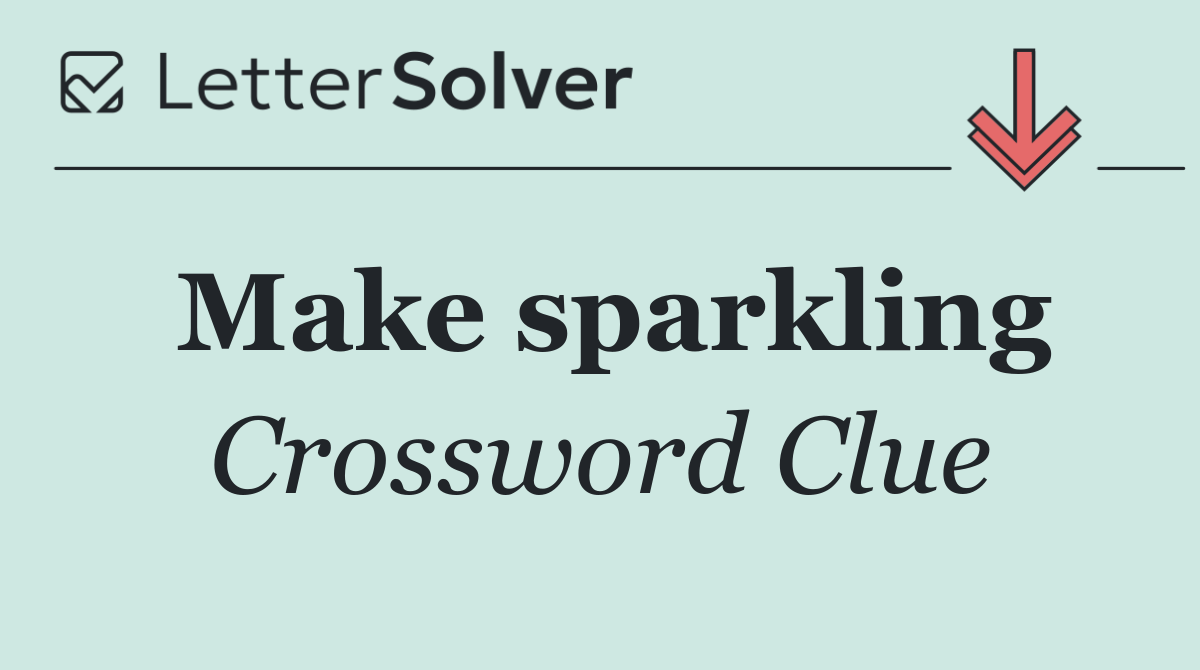 Make sparkling