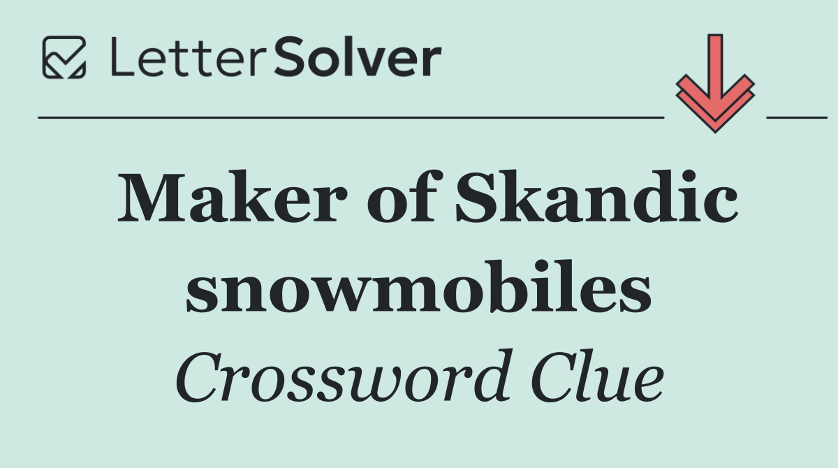 Maker of Skandic snowmobiles