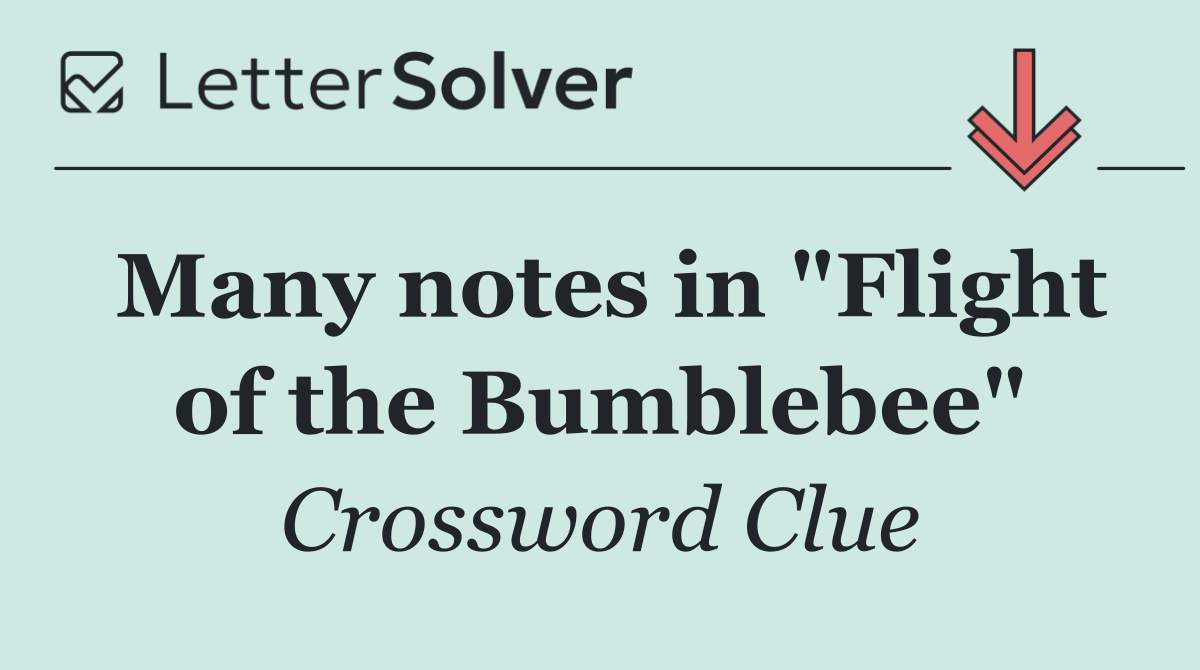 Many notes in "Flight of the Bumblebee"