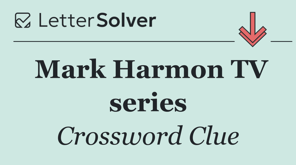 Mark Harmon TV series