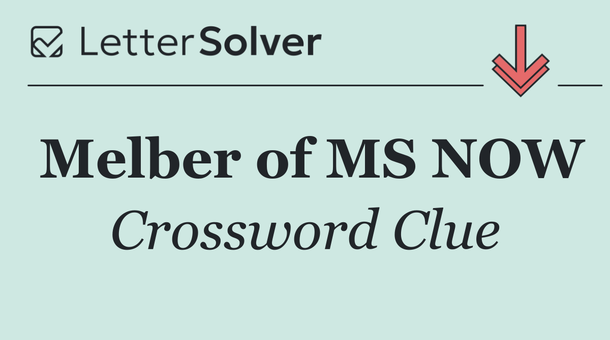 Melber of MS NOW