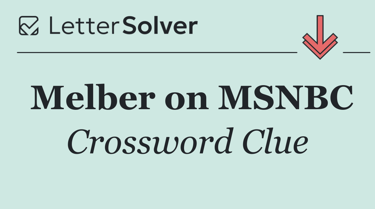 Melber on MSNBC